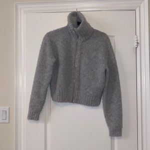 Wilfred Free Cropped Turtle Neck ZipUp